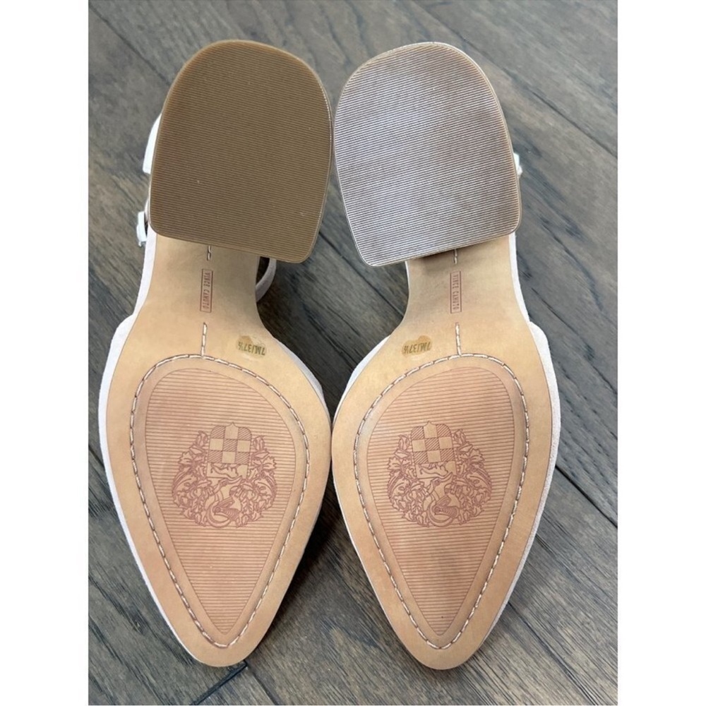 VINCE CAMUTO Addilenz Suede Heel Blush (Pale Pink) Sz 7 NIB - Picture 6 of 8
